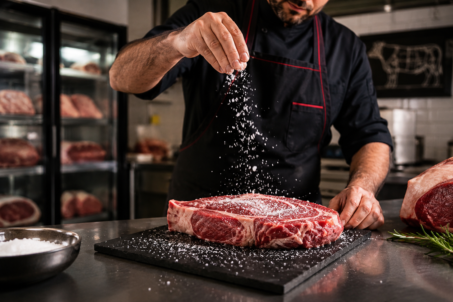 Gros sel alimentaire — charcuterie