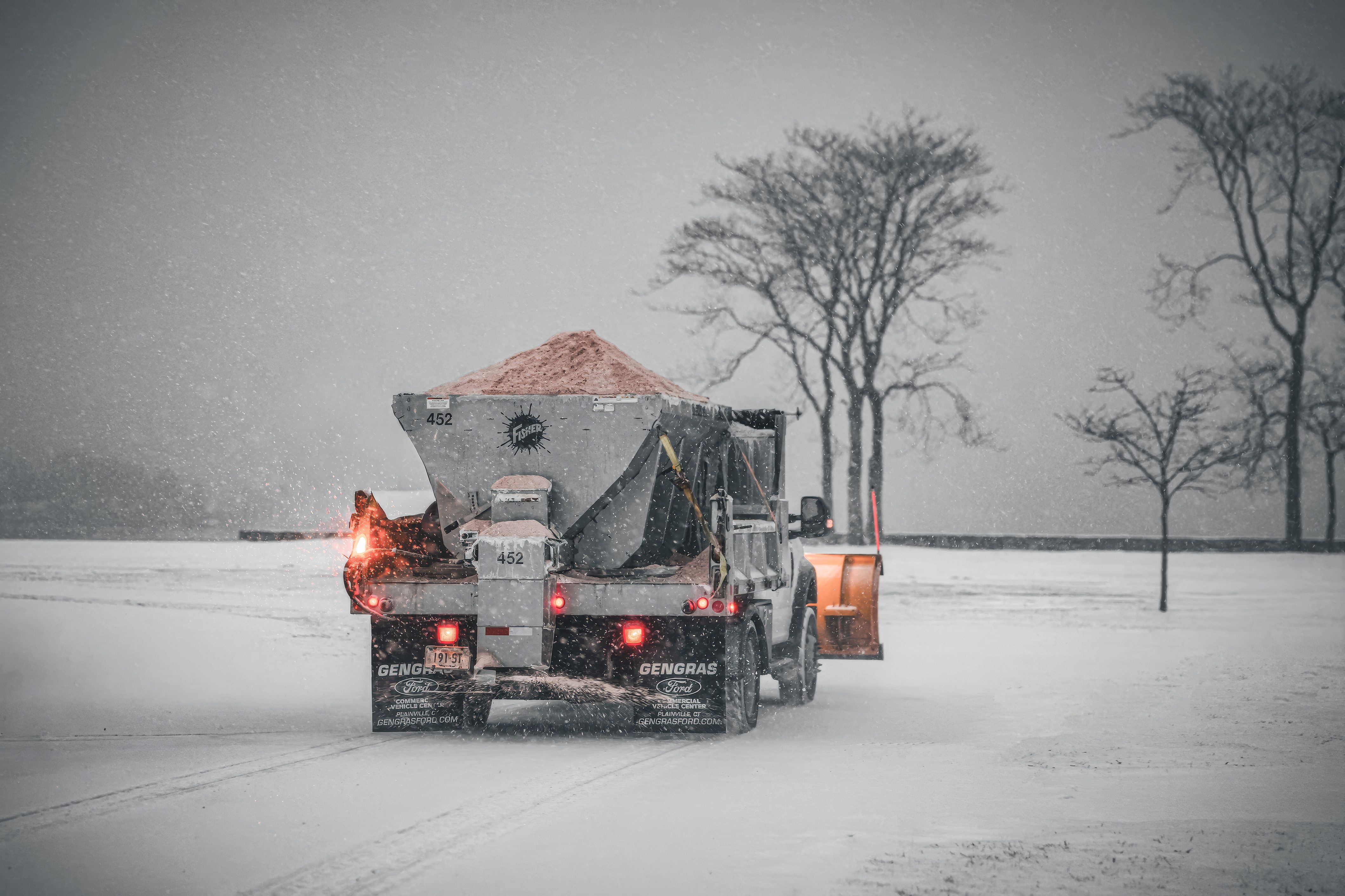 Sel routier de déneigement